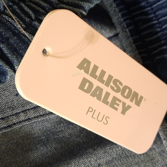 NWT ALLISON DALEY PLUS DENIM JEANS SZ 24WS - Picture 13 of 14